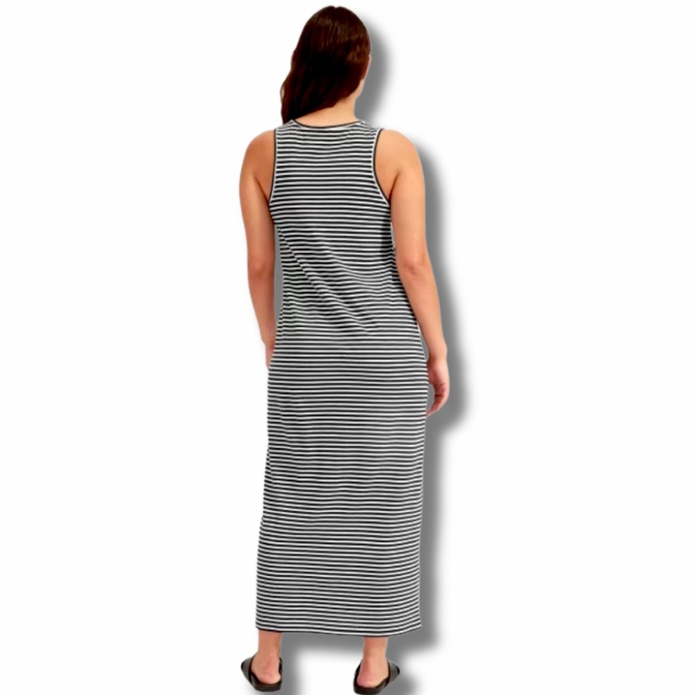Everlane Striped Maxi Tank Dress Size Medium - Picture 6 of 8